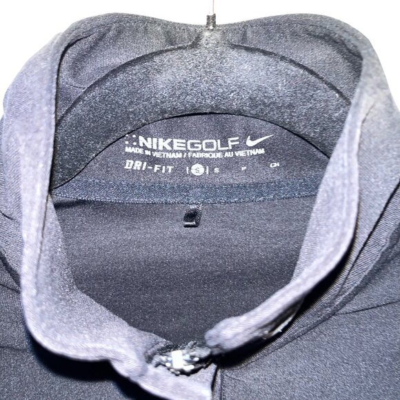 Nike Golf Dri-Fit Black Quarter-Zip Pullover For Women Size S - Picture 3 of 8